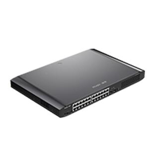 Ruijie/锐捷睿易网络交换机RG-ES226GC-P V2 24口千兆电口2光口 网管型企业级智能监控PoE供电上机架 旗舰店
