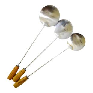 温州小吃灯盏糕模具食品级油炸磨具锻造工具小号不锈钢海蛎饼勺子