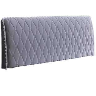 床头套罩新款全包布艺弹力软包木床靠背垫加厚夹棉北欧风保护套子