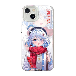 原神手机壳新年少女芙宁娜兹白茜特菈莉仆人适用苹果17iPhone16磁吸彩银小米15华为m70红米k80一加ace5Iqoo13