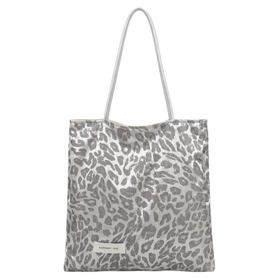 气质时髦银豹纹单肩包