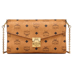 MCM女士中号信封包Millie斜挎包女包新款正品包时尚mcm包牛皮印花