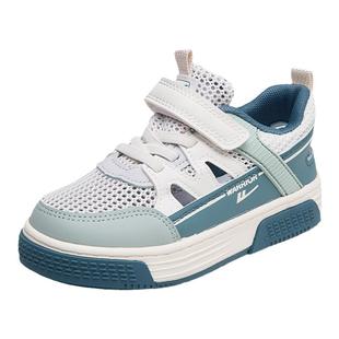 回力男童鞋子夏季2026新款学生板鞋单网面透气网鞋儿童运动鞋夏款