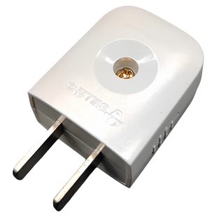 正品公牛10A插头电线二头两脚接线两孔两角项电源2脚极GNT-10L1G