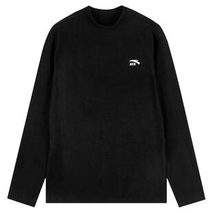 安踏儿童加绒打底衫男童2025冬季半高领长袖衫德绒保暖内衣居家服