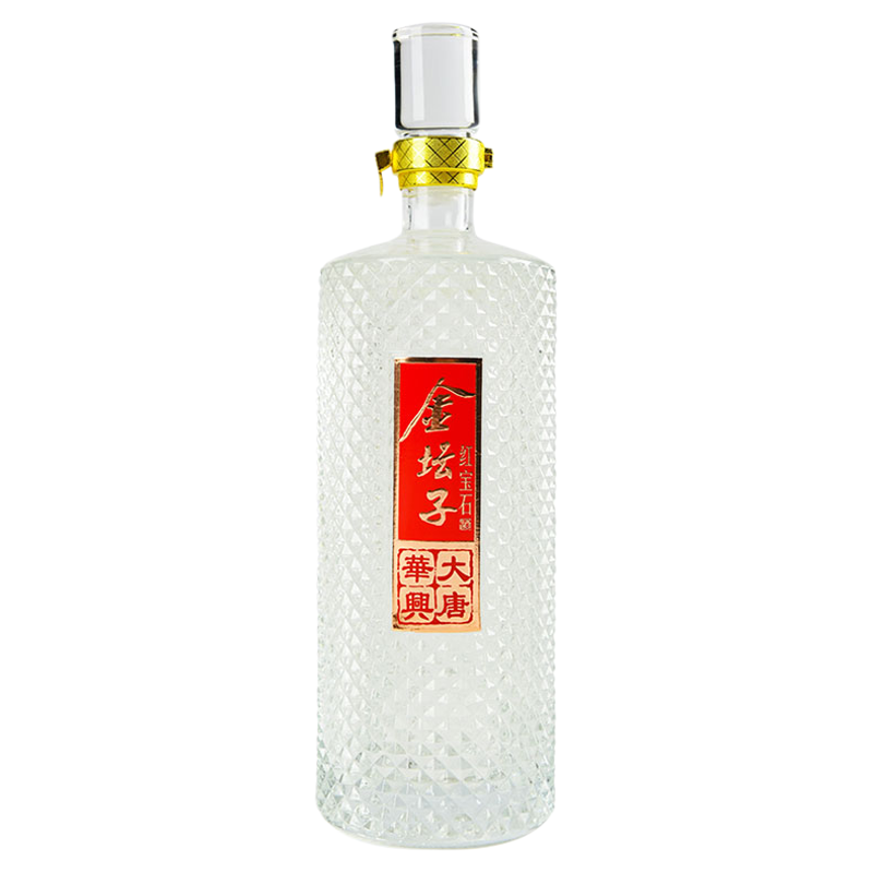 金坛子高度白酒红宝石1000mlml
