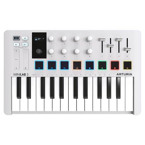 Arturia Minilab3 MKIIl 三代 25键 midi键盘 DJ电音打击垫编作曲