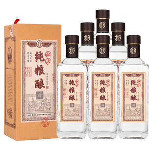【DL商超同款】杜康纯粮酿酒 52度500mL*6瓶高粱送礼浓香型整箱