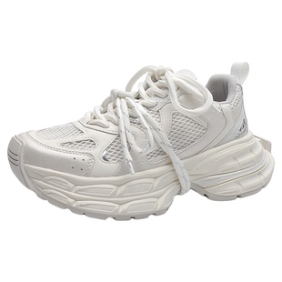 戈美其老爹鞋女新款厚底增高休闲运动鞋百搭透气网面跑步鞋女鞋