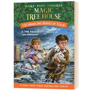 英文原版 Magic Tree House #30 Hurricane Heroes In Texas 神奇树屋30 德克萨斯州的飓风英雄 英文版