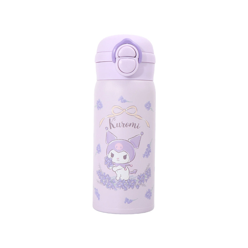 miniso名创优品三丽鸥系列304乐思双饮保温杯可爱美乐蒂水杯360mL