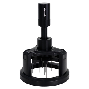 意式布粉针旋转针式布粉器磁吸可调节结块搅粉针散粉针吧台器具