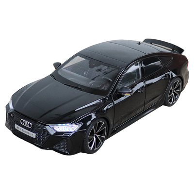 声光遥控版1：18奥迪RS7模型合金车模仿真汽车摆件男孩玩具跑车
