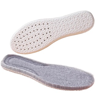 鞋垫女款冬季保暖踩屎感羊羔绒加绒男士防臭吸汗舒适减震运动鞋