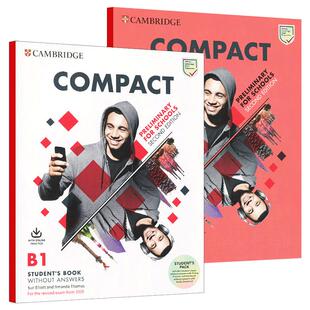 【自营】剑桥国际少儿英语 compact剑桥PET 剑桥少儿英语教材 剑桥KET综合教程 剑桥少儿英语考试青少版备考教材 剑桥PET