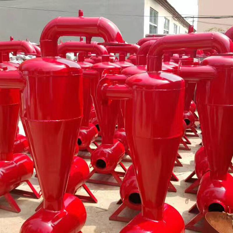 DN100离心过滤器农业大棚农田灌溉泥沙分离钢制离心过滤器