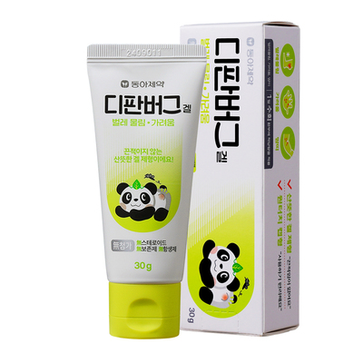 韩国东亚制药Dpanbug虫咬皮炎止痒膏30g红肿瘙痒荨麻疹蚊虫叮咬
