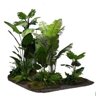 仿真绿植室内景观造景楼梯角落装饰阳台玄关橱窗仿生假树景观植物