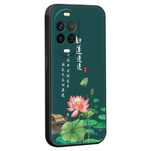 昊淘适用于华为nova15手机壳psn-al00唯美6.7寸蝴蝶化为nova15山水画诺娃15日常百搭华威nova15女款保护套男