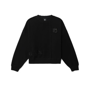 fingercroxx春季女装时尚刺绣短款卫衣00331XL