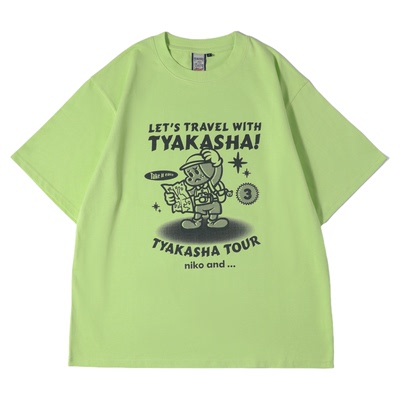 niko and ...TYAKASHA合作系列26夏季新款男女同款棉质T恤666545