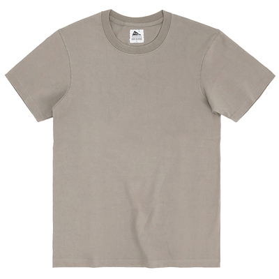 男女可穿纯棉小领口厚实短袖