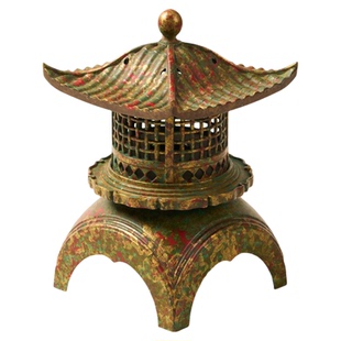 了堂斋合金香炉中式宫灯创意熏香炉家用檀香香薰室内烛火沉香炉