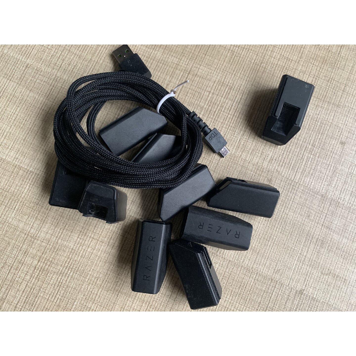 议价雷蛇转接头usb延长头扩展器毒蝰锐蝮蛇无线版转换器维修