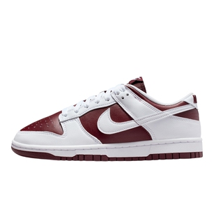 耐克女鞋DUNK LOW白红色轻便透气低帮滑板鞋复古运动鞋IM6572-601