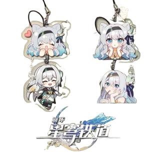 崩坏星穹铁道周边手机链流萤表情亚克力书包挂件装饰朋友生日礼品