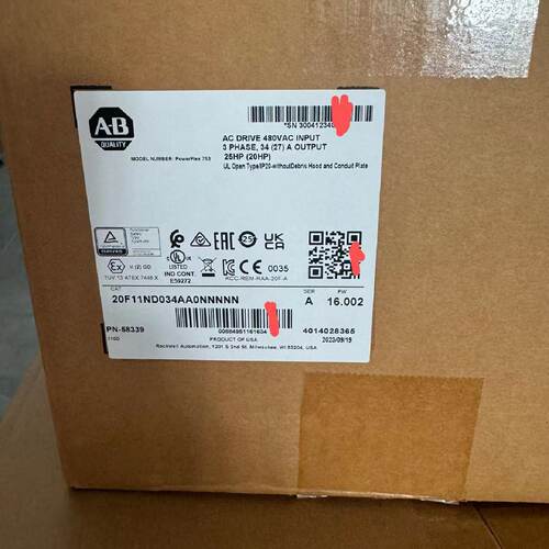 议价全新原装AB罗克韦尔变频器20f11nd034aa0nnnnn