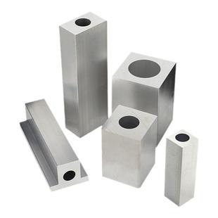 单孔方管铝合金空心50x50厚重型外方内圆铝型材方形铝条铝块铝管