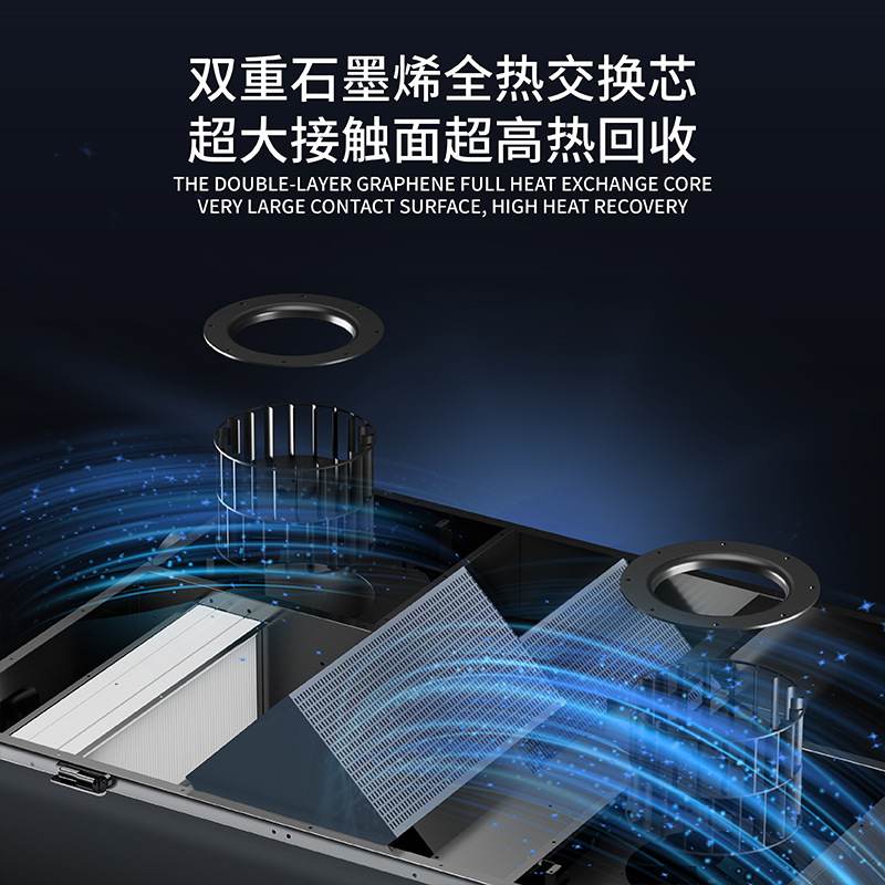 加工定制新风系统全热交换器家用新风机OEM/ODM定制新风换气机