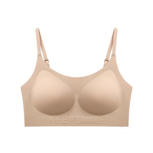 【穿白T不尴尬】三福防透肤文胸女无痕隐形胸罩粉底液自然肤内衣