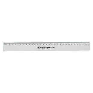 欧标直尺透明工具尺20/30/40/50/60cm精美学生学习办公绘图美工塑料测量尺子B2481/B2482/B2483/B2484/B2485