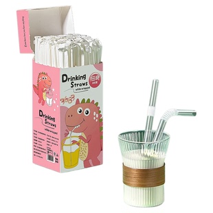 婴童吸管一次性单独包装单支儿童宝宝孕产妇食品级塑料弯头粗吸管