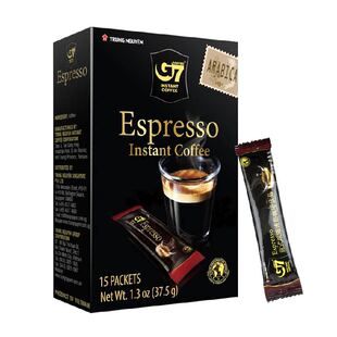 【自营】中原G7意式浓缩黑咖啡Espresso速溶黑咖啡粉提神越南进口