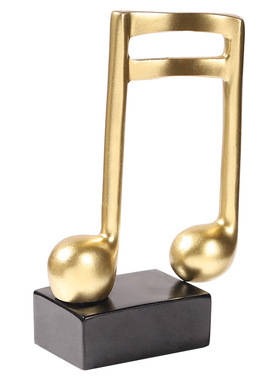 抽象风音符卧室书房树脂工艺品