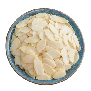 美国杏仁片500g烘焙专用原味散装扁桃仁薄切片蛋糕装饰糯米船原料