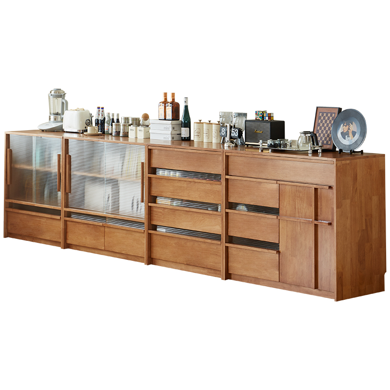 餐边柜实木柜子储物柜家用橱柜客厅靠墙置物柜餐厅咖啡柜水吧台