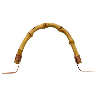 竹提梁把手配件老式陶瓷壶竹提手