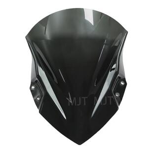 适用川崎NINJA400改装竞技风挡摩托车挡风玻璃加高加厚导流罩配件
