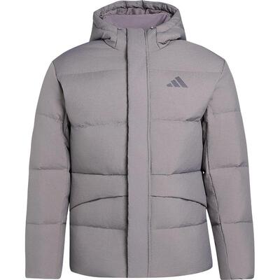 阿迪达斯男士连帽保暖休闲羽绒服