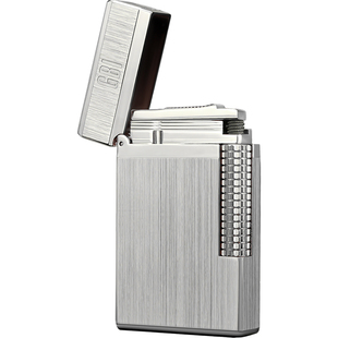 英国GBI大船朗声打火机商务个性火机潮流创意礼品钢音侧滑轮点火