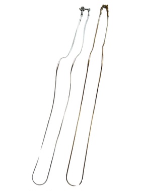 KITSH细蛇骨链项链金银色锁骨链