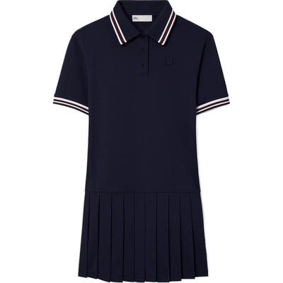 【提前享】TORY BURCH 汤丽柏琦运动系列条纹POLO连衣裙 178526
