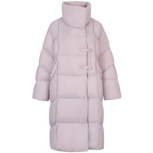 衣香丽影宽松棉被鹅绒服女中长款2025冬装新款高充绒量泡芙羽绒服