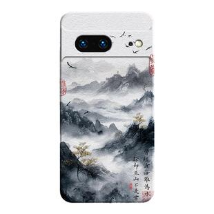 肌理水墨适用谷歌PIXEL7手机壳谷歌PIXEL6pro新款硅胶保护套Google小众艺术高级感Googlepixe男女p软壳Plxel