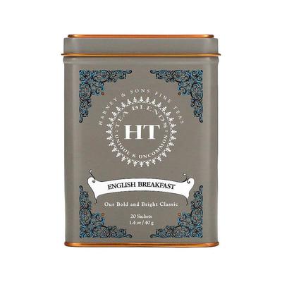 香港直发Harney & Sons英式早餐口感细致柔和芬芳20包40g红茶