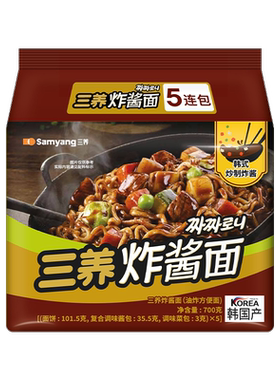 三养春酱方便面炸酱面